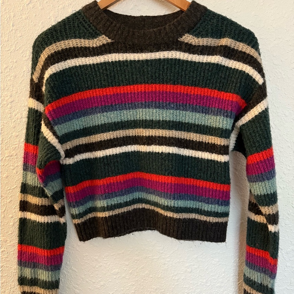 American Eagle Outfitters Colorful Striped Sweater